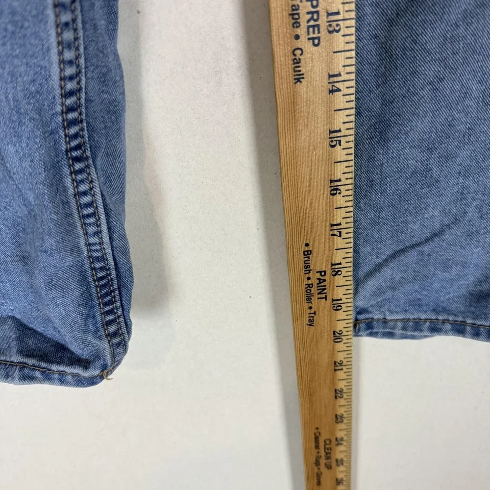 Old Navy Jeans Girls 8 Blue High Rise Slouchy Straight Light Wash Denim Relaxed